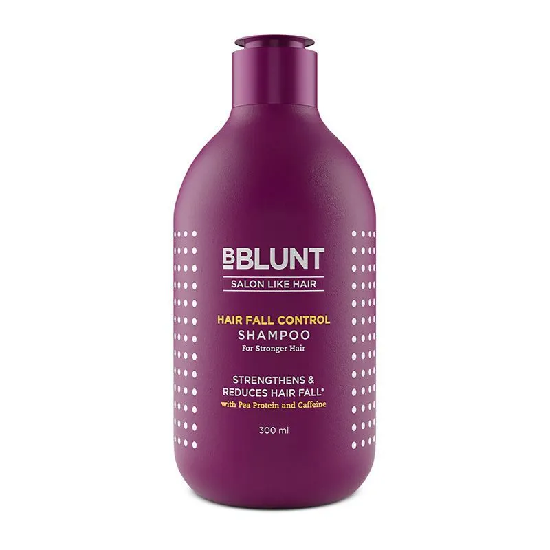 BBlunt Hair Fall Control Shampoo With Pea Protein & Caffeine For Stronger Hair