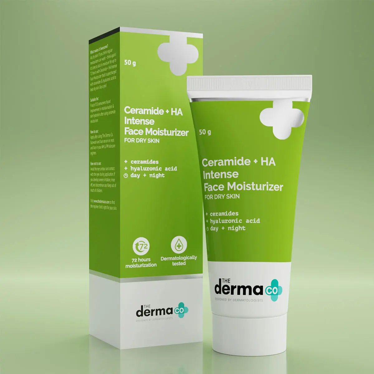 The Derma co. Ceramide + HA Intense Daily Face Moisturizer for Dry Skin