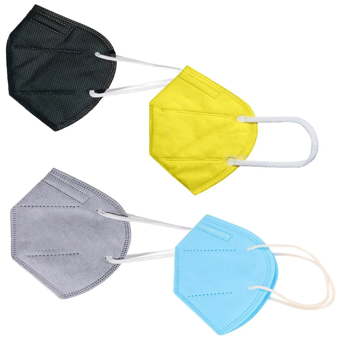 Fabula Pack of 4 Kn95/N95 Anti-Pollution Reusable 5-Layer Mask