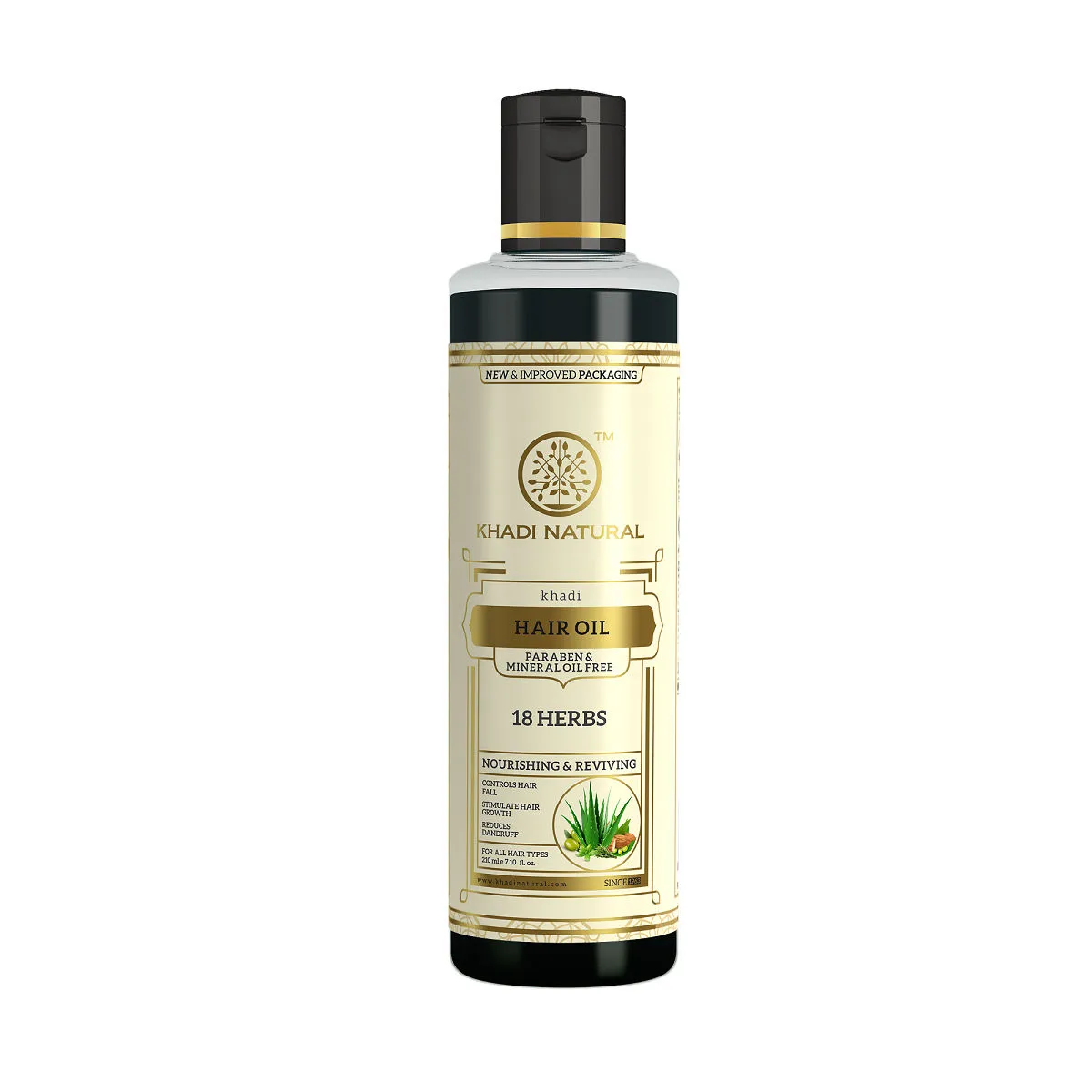 Khadi Natural 18 Herbs Herbal Hair Oil (Anti Depressent And For Relaxation)