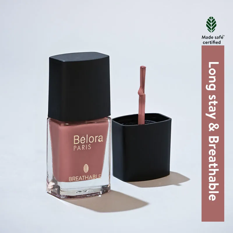 Belora Paris Breathable Made Safe Longstay Nail Polish - 3 Almondy