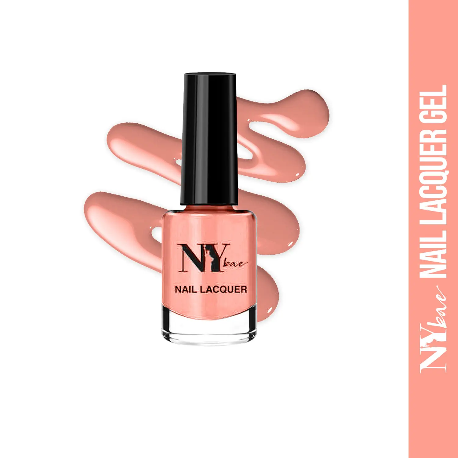 NY Bae Gel Nail Lacquer - Thousands Island Dressing 9 (6 ml) | Light Pink | Luxe Gel Finish | Highly Pigmented | Chip Resistant | Long lasting | Full Coverage | Streak-free Application | Cruelty Free | Non-Toxic