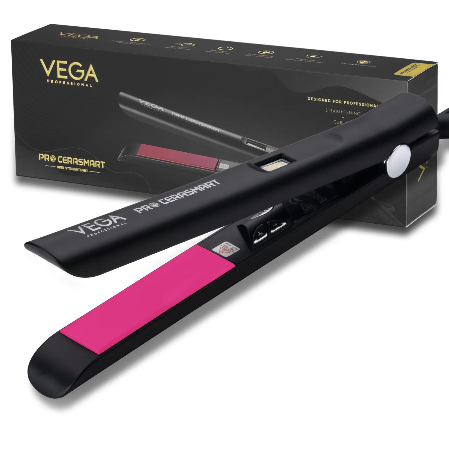 VEGA Professional Pro Cerasmart Hair Straightener (VPMHS-06)