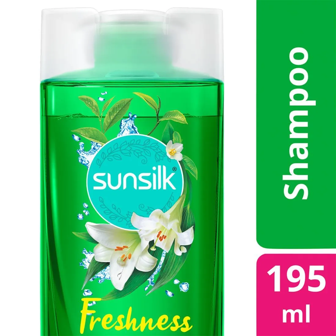 Sunsilk Green Tea and White Lily Freshness Hair Shampoo