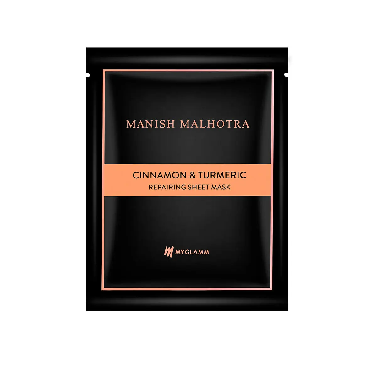 Manish Malhotra Beauty By MyGlamm Cinnamon & Turmeric Repairing Sheet Mask-25 ml