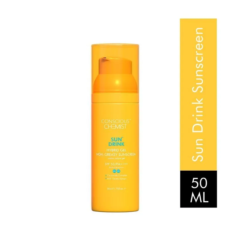 Conscious Chemist Sun Drink Hybrid Lightweight Gel Sunscreen SPF50 Pa++++