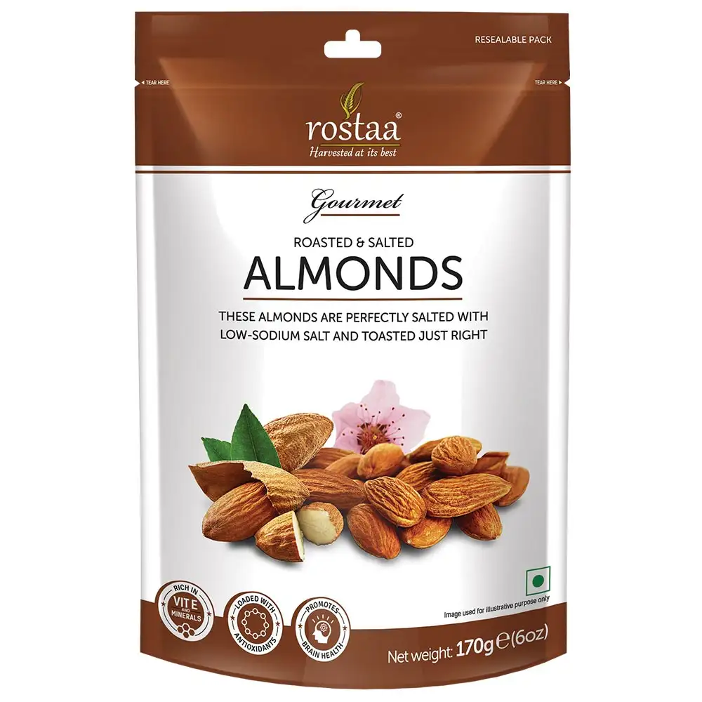 Rostaa Roasted & Salted Almond,  170 g  Unflavoured