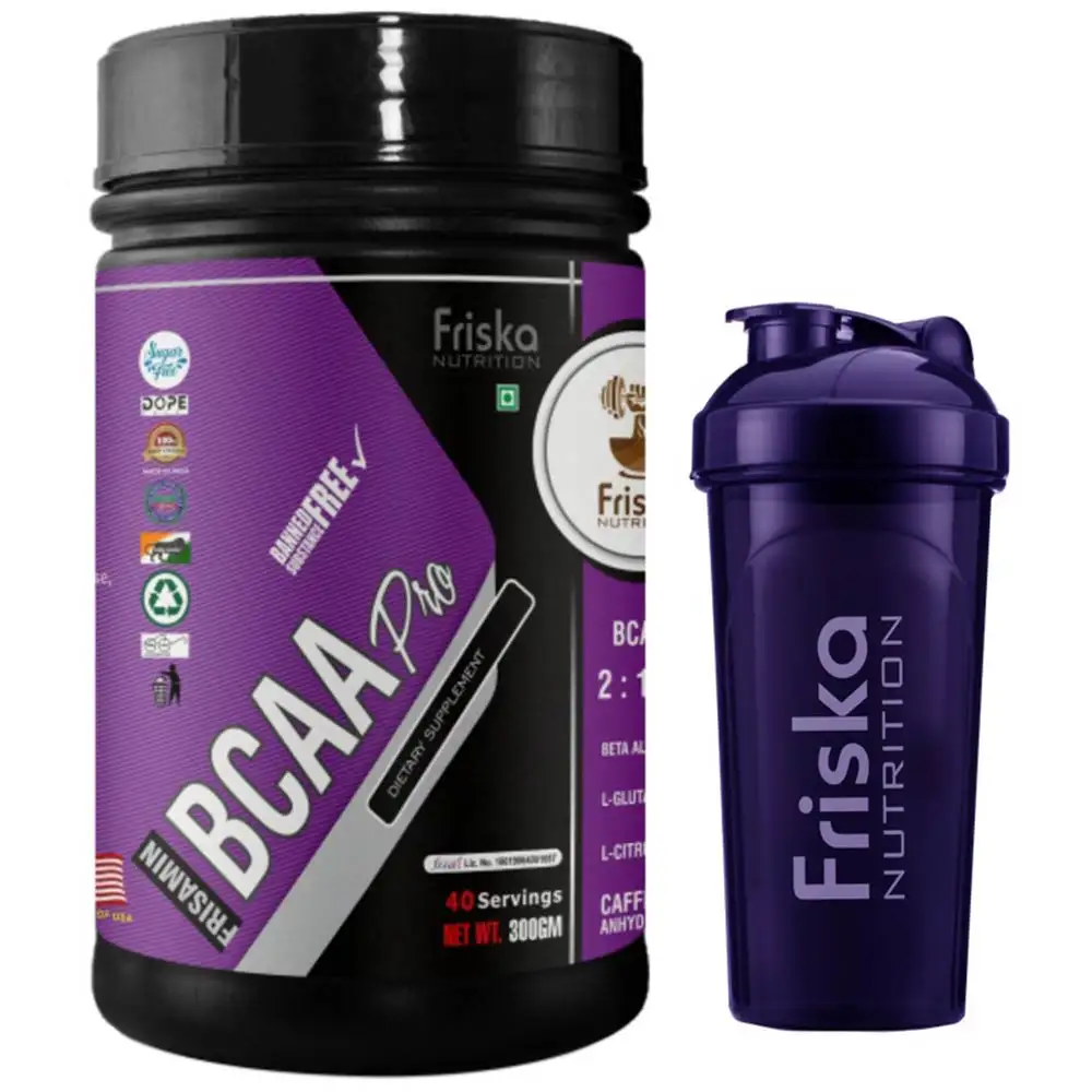 Friska Nutrition BCAA Pro,  0.66 lb  40 Servings  Candy Grape