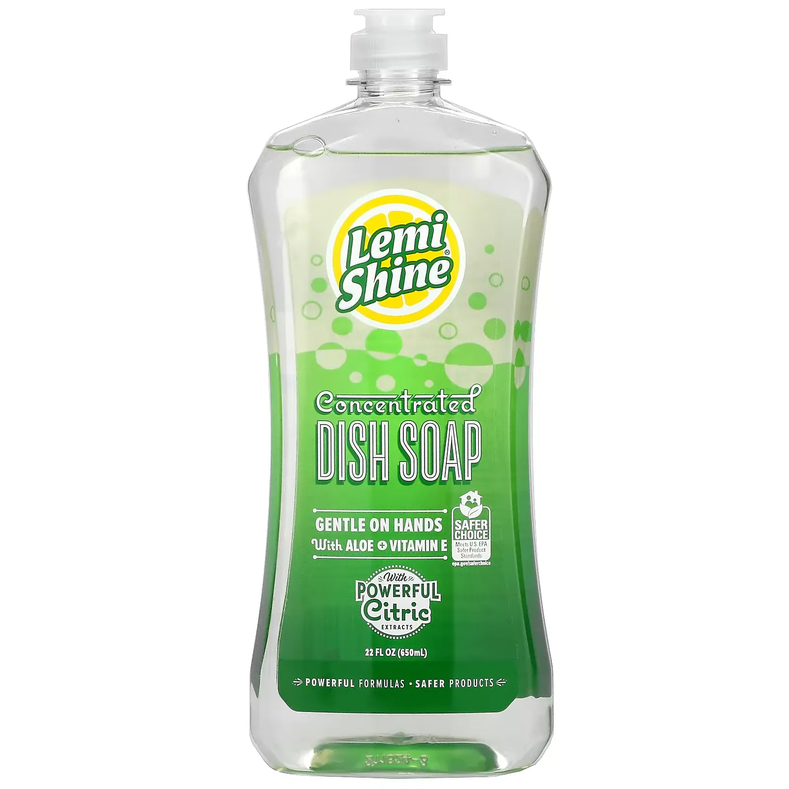 Concentrated Dish Soap, With Aloe + Vitamin E, 22 fl oz ( 650 ml)