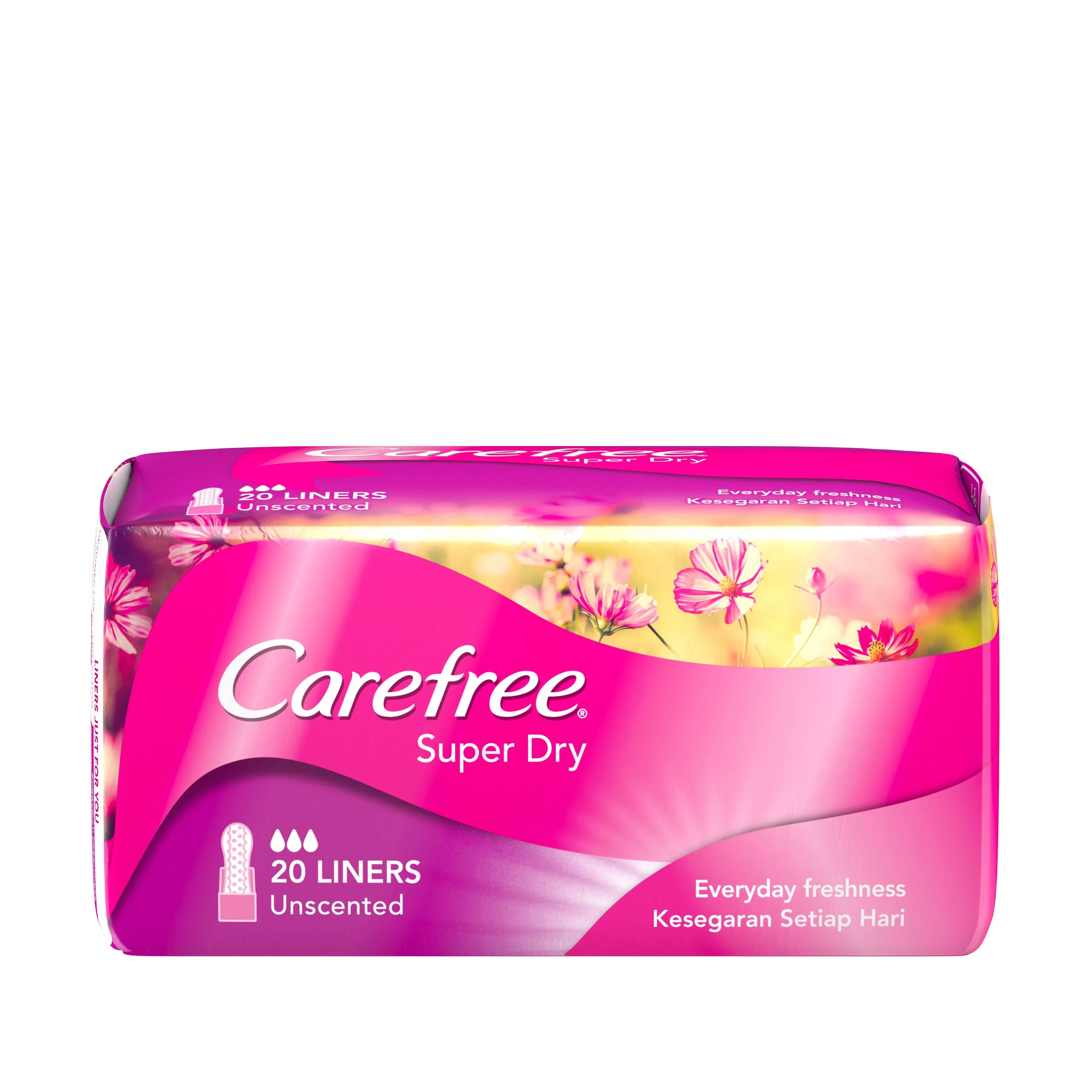 Carefree Super Dry Panty Liners (20 Pieces)