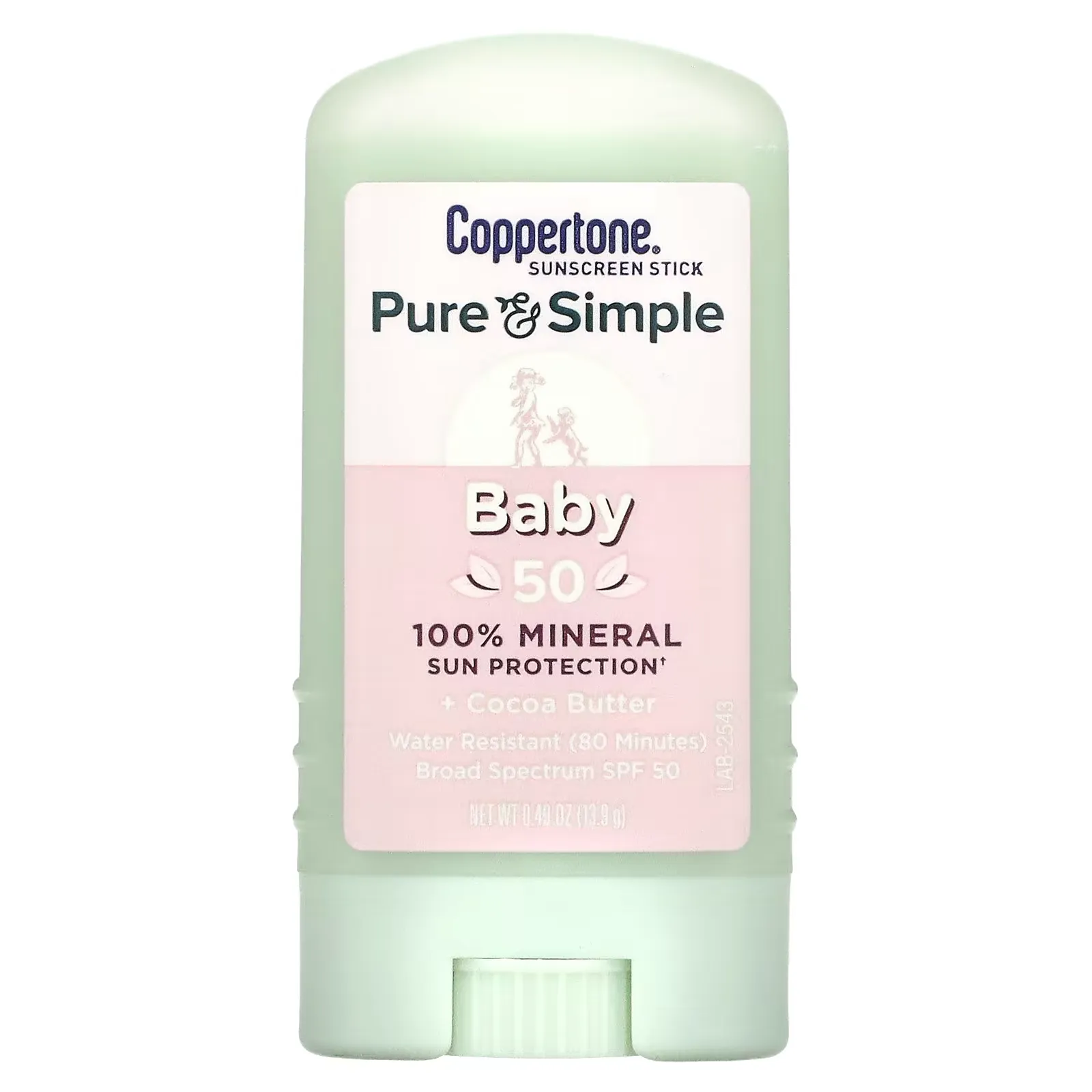 Baby, Sunscreen Stick, SPF 50, 0.49 oz (13.9 g)