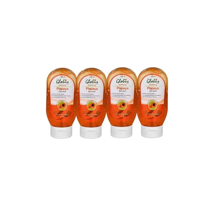 Globus Papaya Purifying Face Wash (100 ml) Pack Of 4