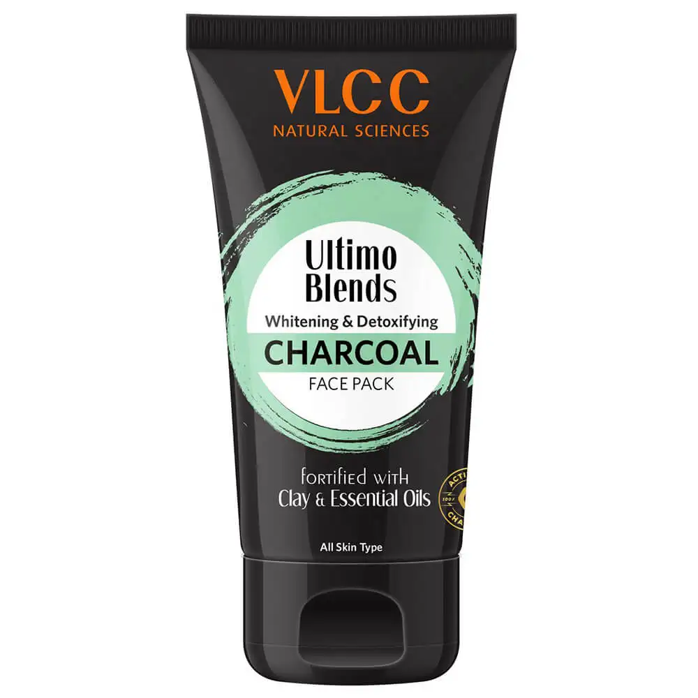 VLCC Ultimo Blends Charcoal Face Pack,  100 g  Whitening and Detoxifying