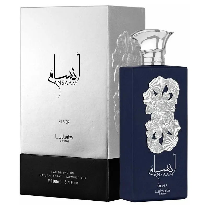 Lattafa Pride Ansaam Silver Perfume For Men & Women