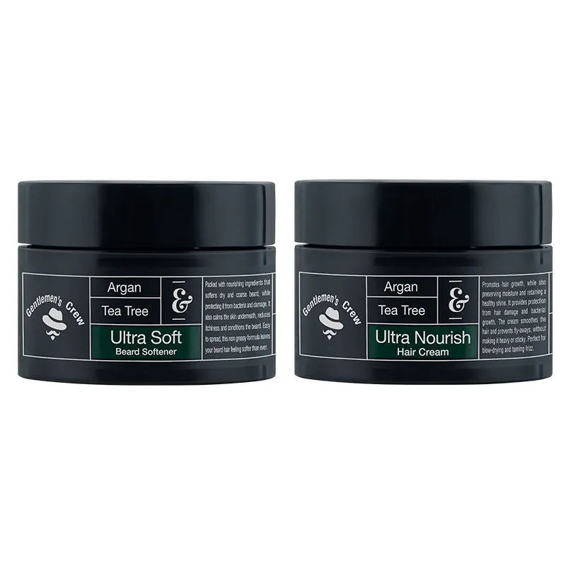 Gentlemen's Crew Ultra Nourish Hair Cream + Soft Beard Softener