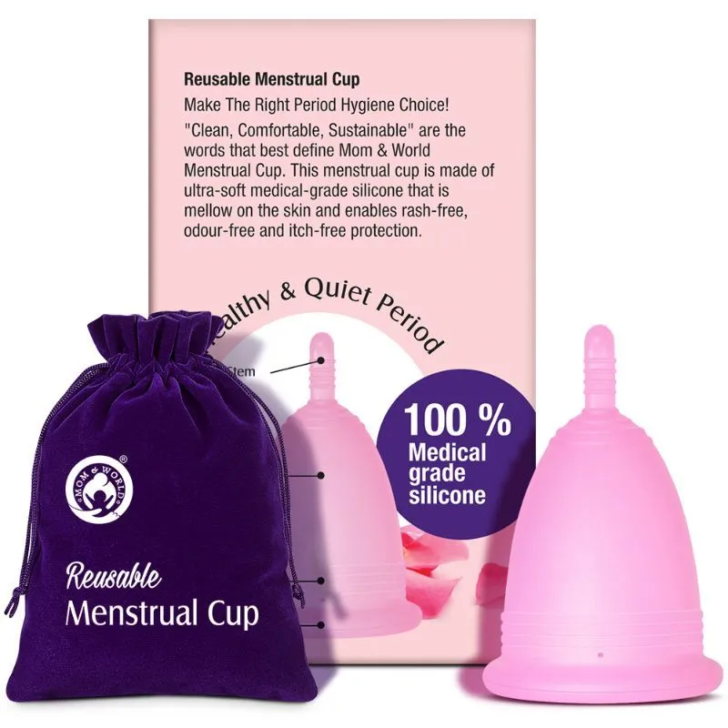 Mom & World Reusable Menstrual Cup For Women - Small