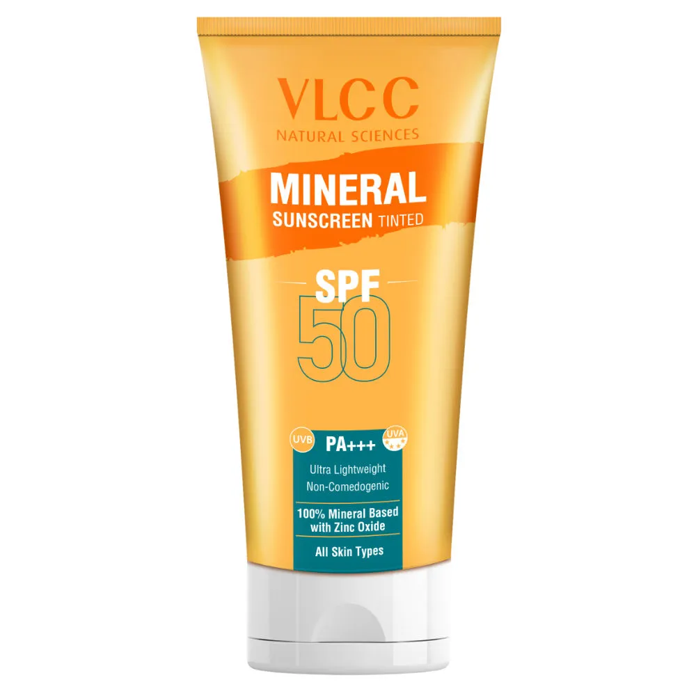 VLCC Natural Sciences Mineral Sunscreen Tinted SPF 50 UVB PA+++ UVA