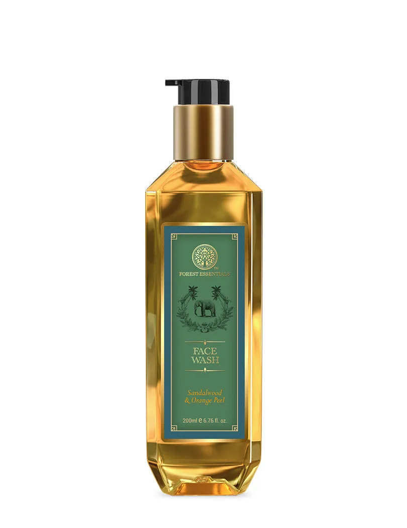 Forest Essentials Ayurvedic Facial Cleanser Sandalwood & Orange Peel (Face Wash)