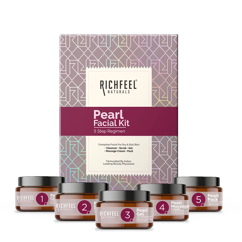 Richfeel Pearl Facial Kit (5 x 50 g)