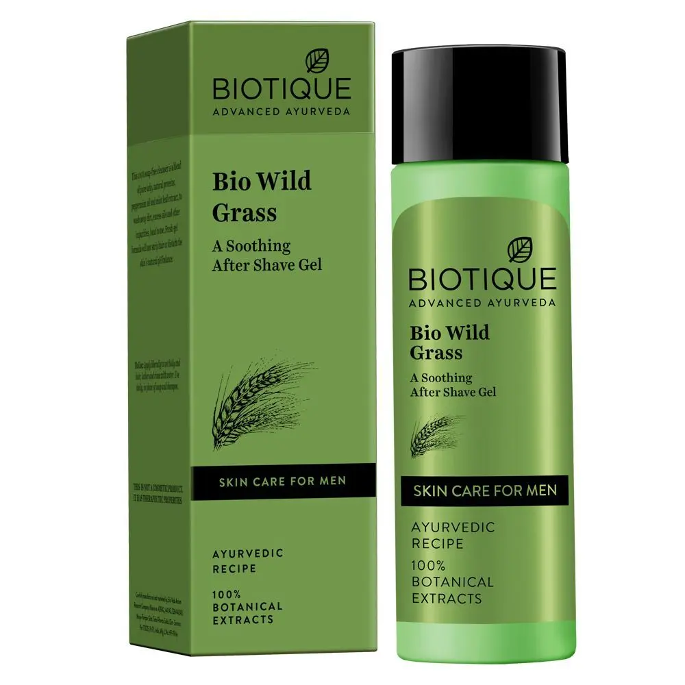 Biotique Bio Wild Grass Soothing After Shave Gel (120 ml)