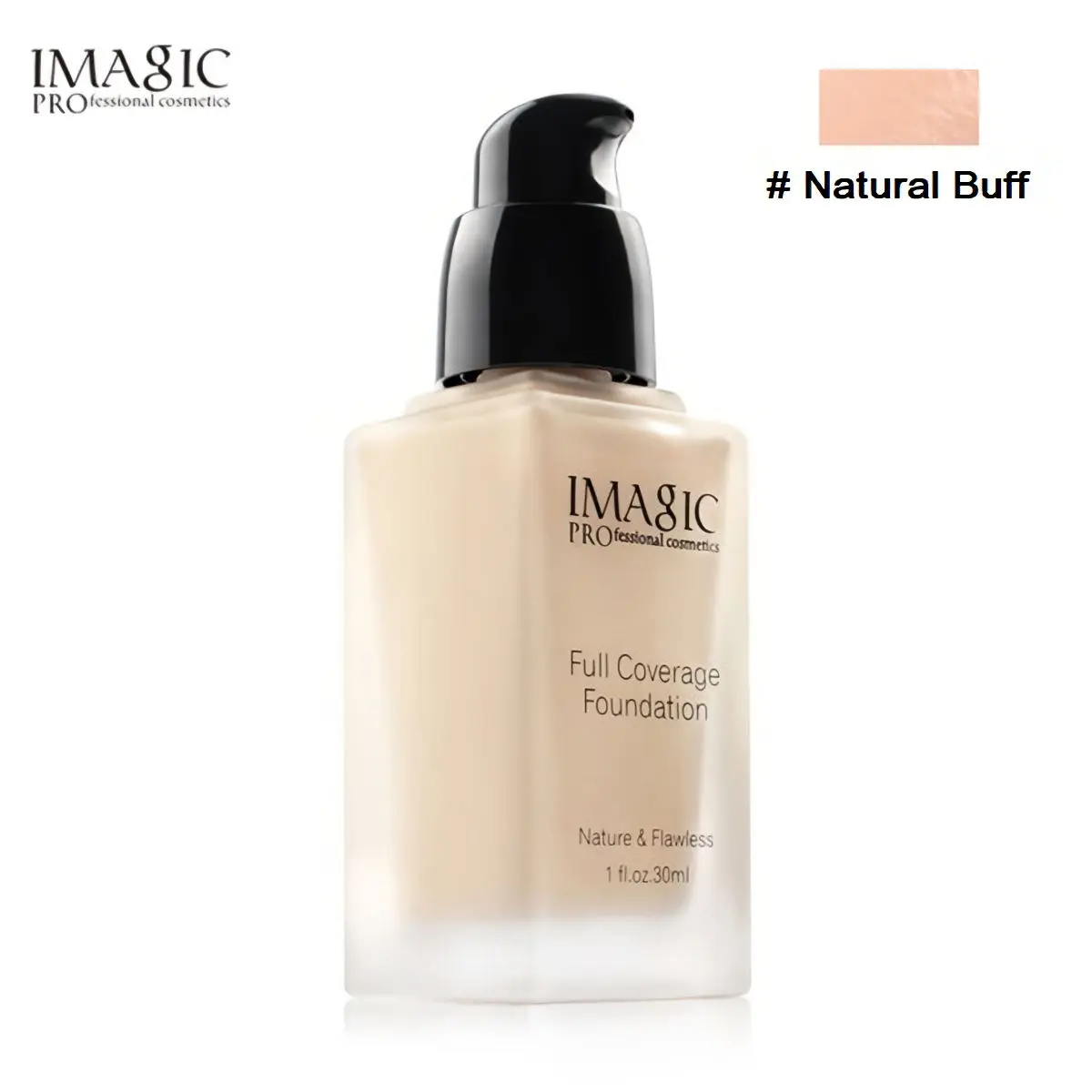 IMAGIC PROfessional Cosmetics Full Coverage Foundation - Natural Buff (30ml) FA-1214