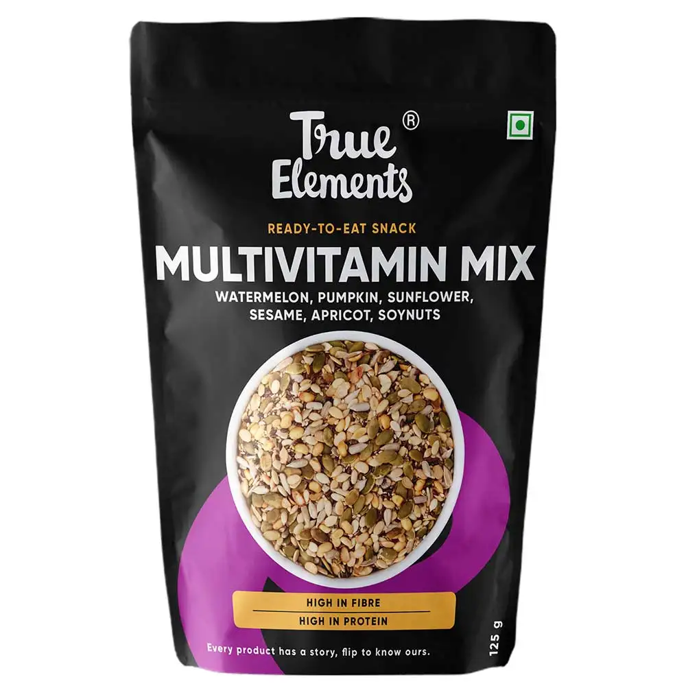 True Elements Multivitamin Trail Mix Seeds,  Unflavoured  0.125 kg