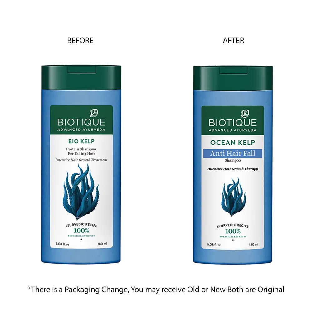 Biotique Ocean Kelp Anti hair Fall Shampoo for Hair Growth Therapy