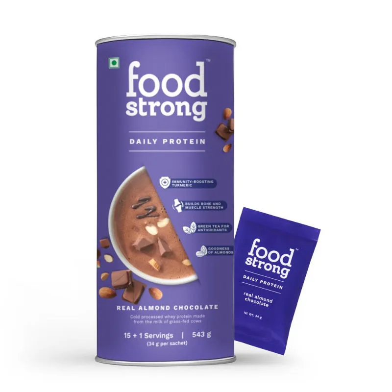 foodstrong Daily Protein - Real Almond Chocolate