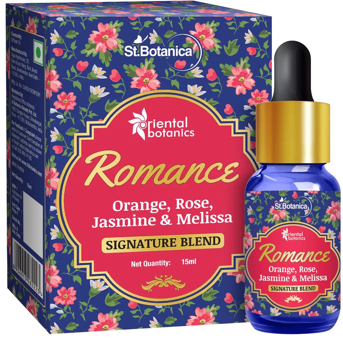 Oriental Botanics Romance Aroma Therapy Diffuser Oil