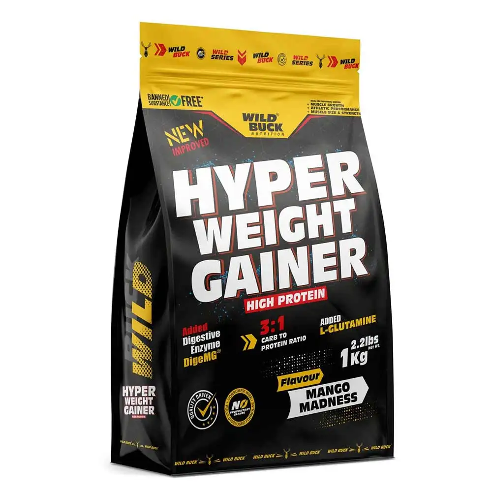 Wild Buck Hyper Weight Gainer,  2.2 lb  Mango Madness