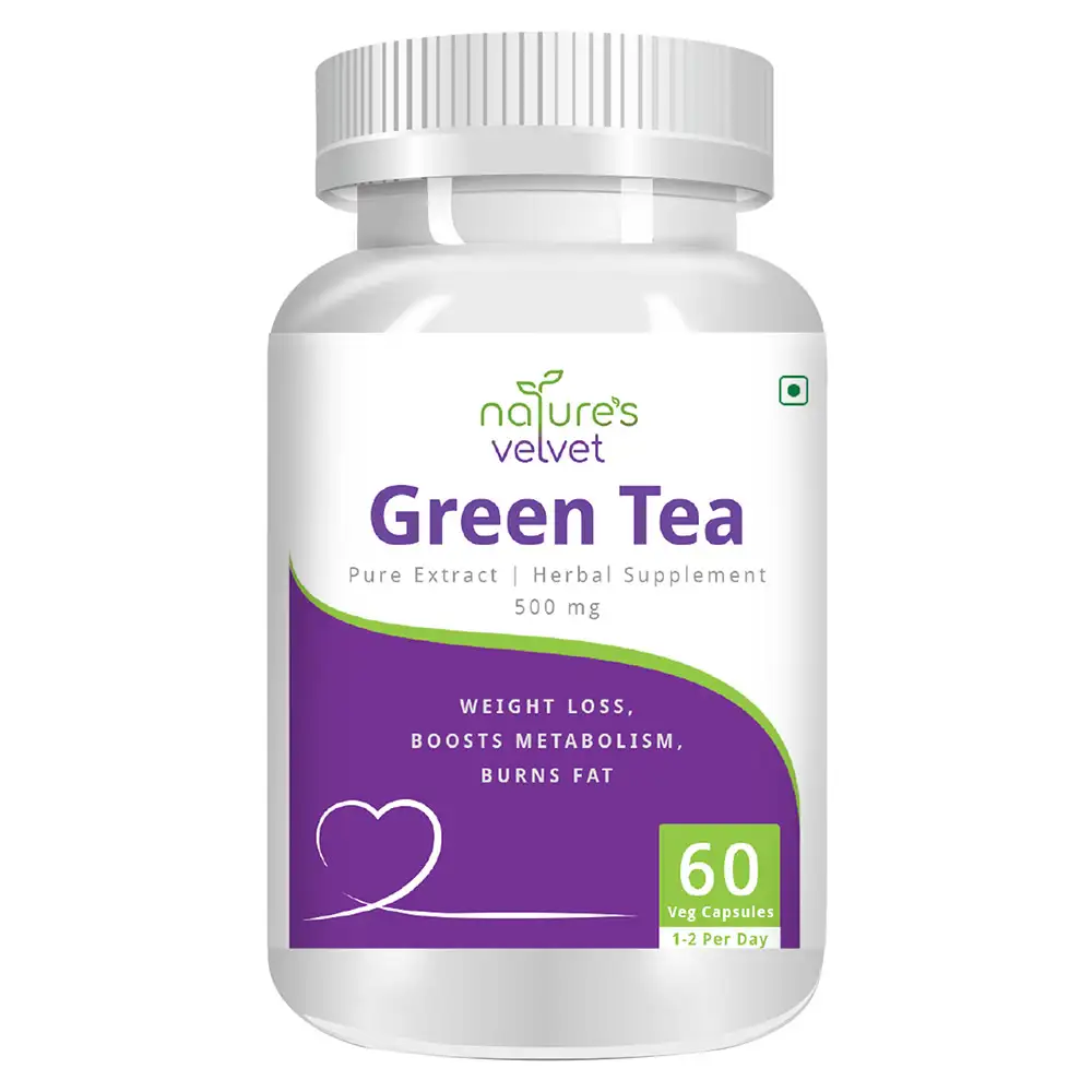 Natures Velvet Green Tea Pure Extract,  60 veggie capsule(s)  Unflavoured