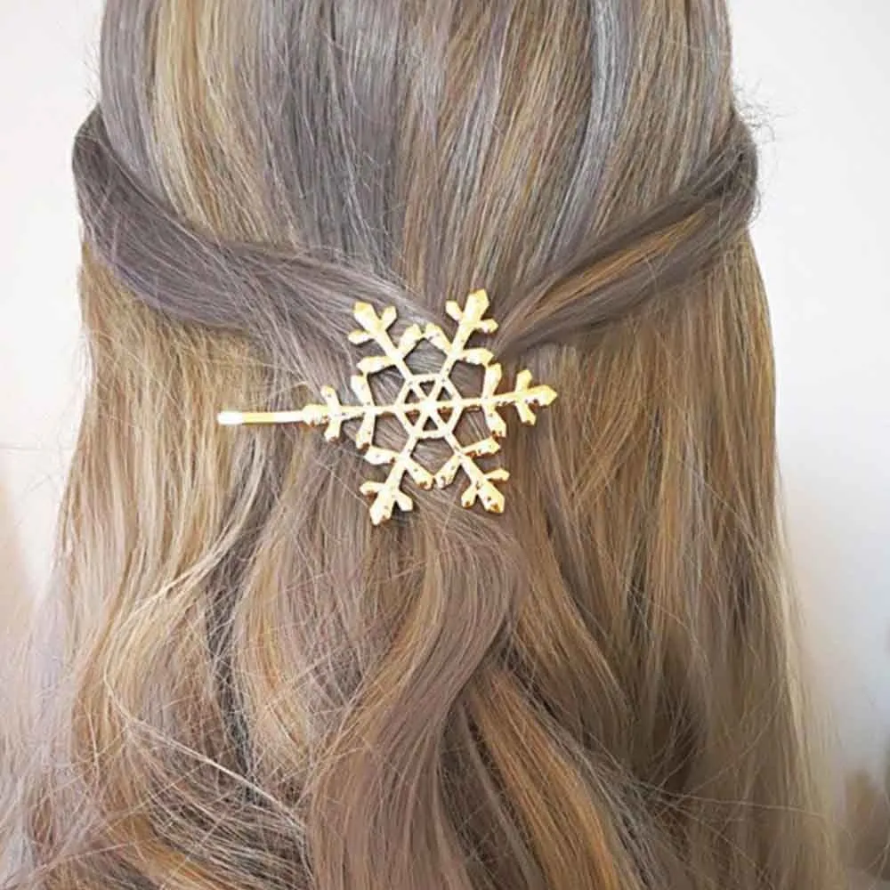 Ferosh Ventura Golden Snowflake Hairpin