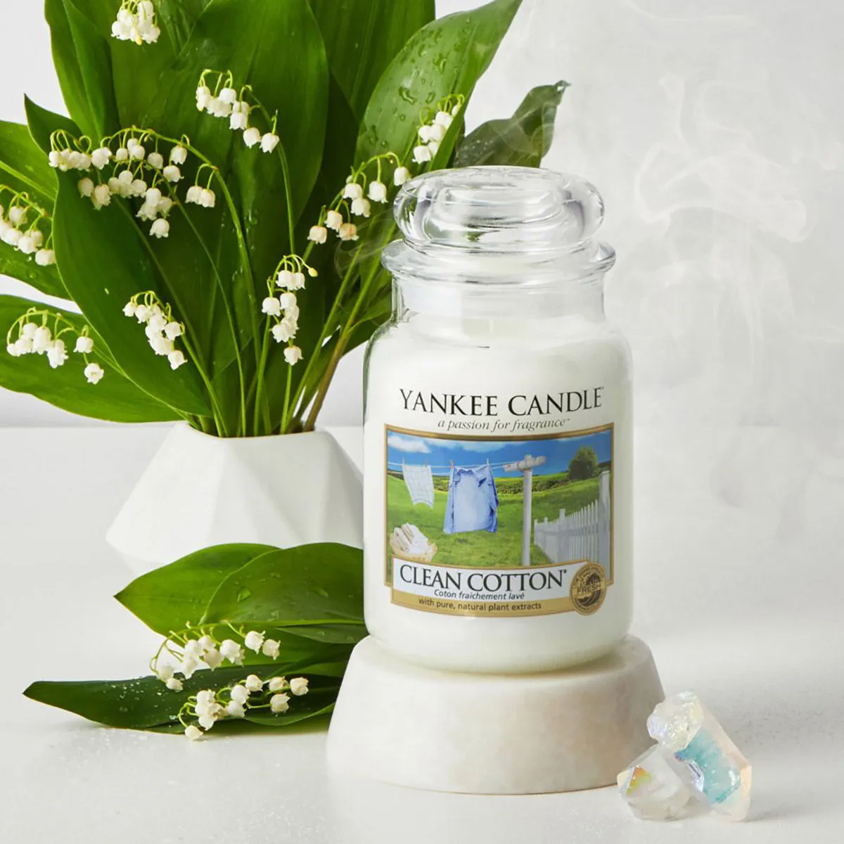 Yankee Candle Classic Large Jar Clean Cotton Scented Candles