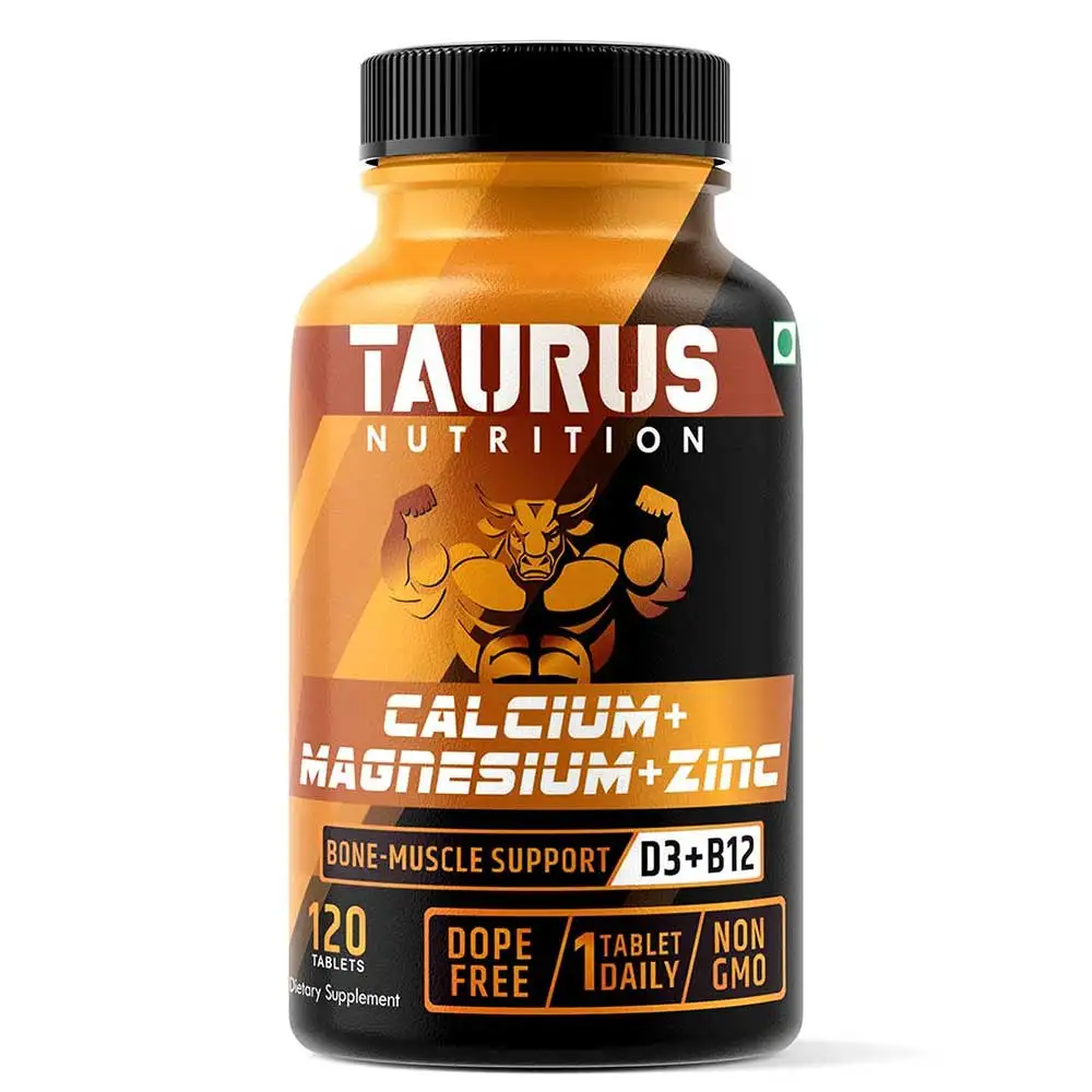 Taurus Nutrition Calcium+Magnesium+Zinc,  120 tablet(s)  Unflavoured