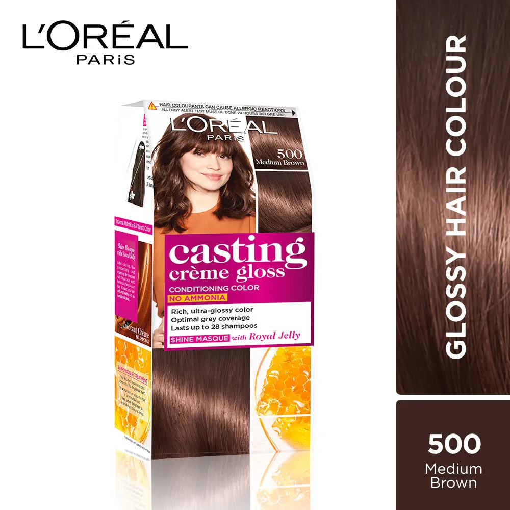 L'Oreal Paris Casting Creme Gloss Hair Color + Free Age 20+ Skin Perfect Facial Foam