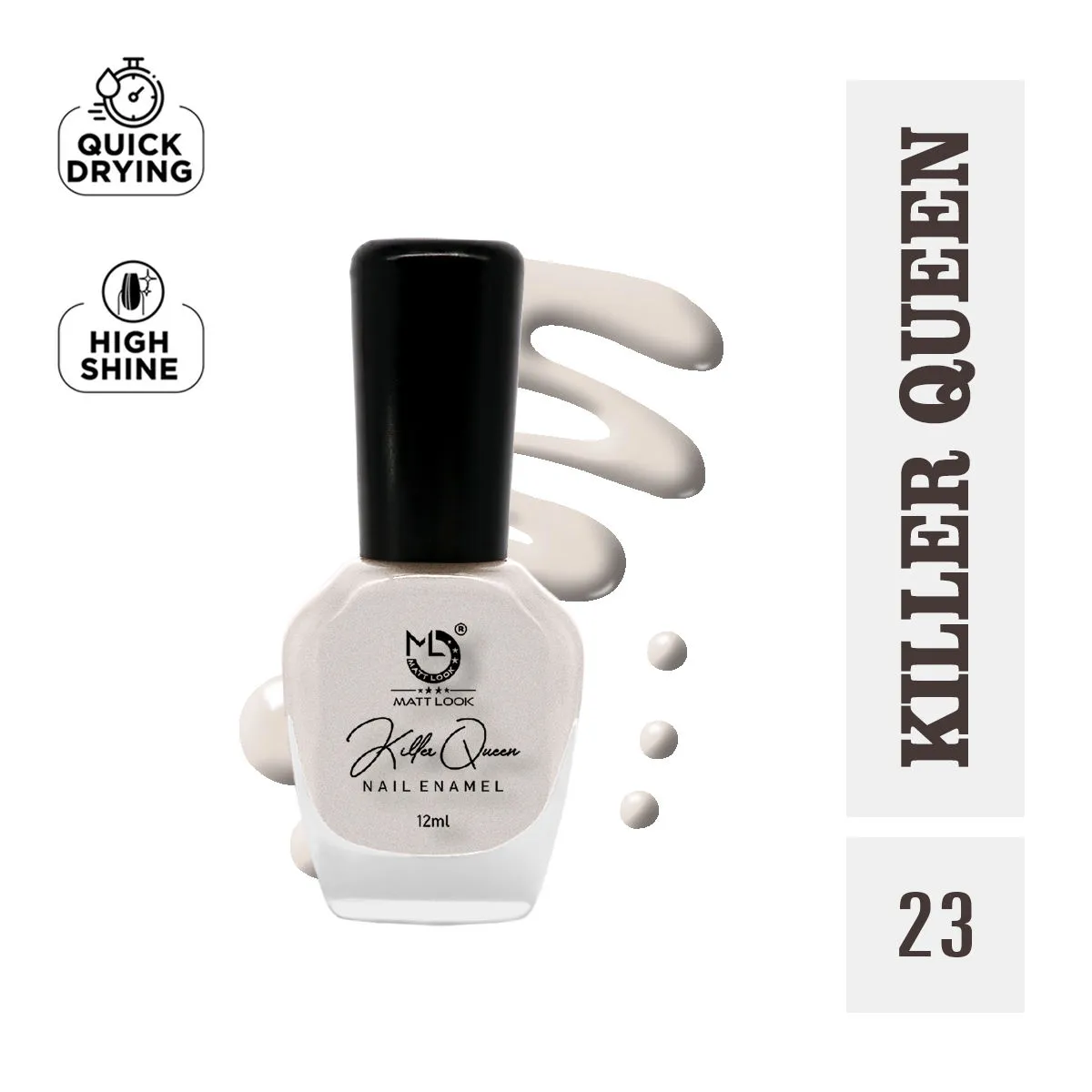 Matt look Killer Queen Nail Enamel - Shade-23