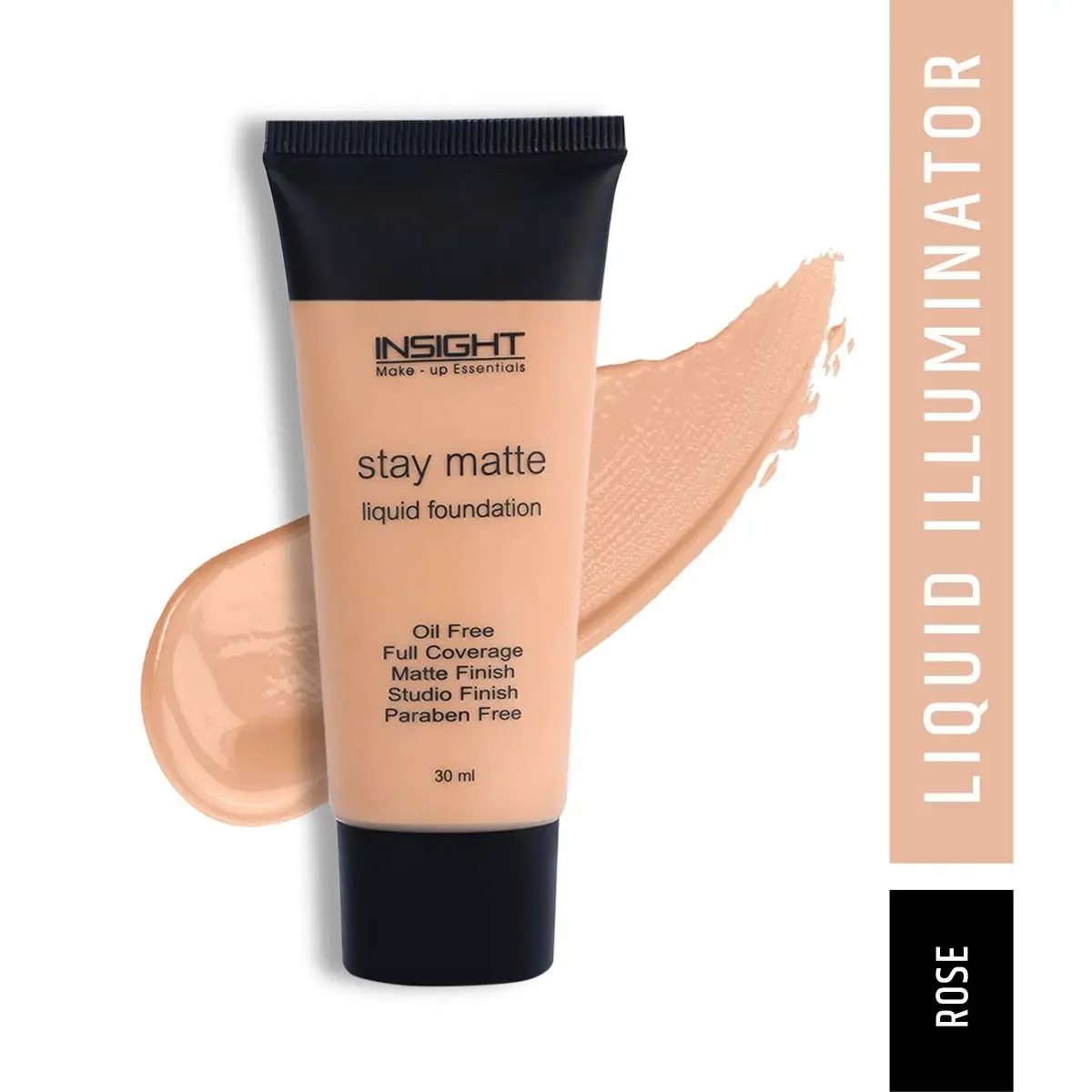 Insight Stay Matte Liquid Foundation-Rose Beige (30 Ml)