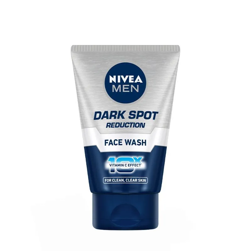 NIVEA Men Face Wash, Dark Spot Reduction, for Clean & Clear Skin with 10x Vitamin C Effect