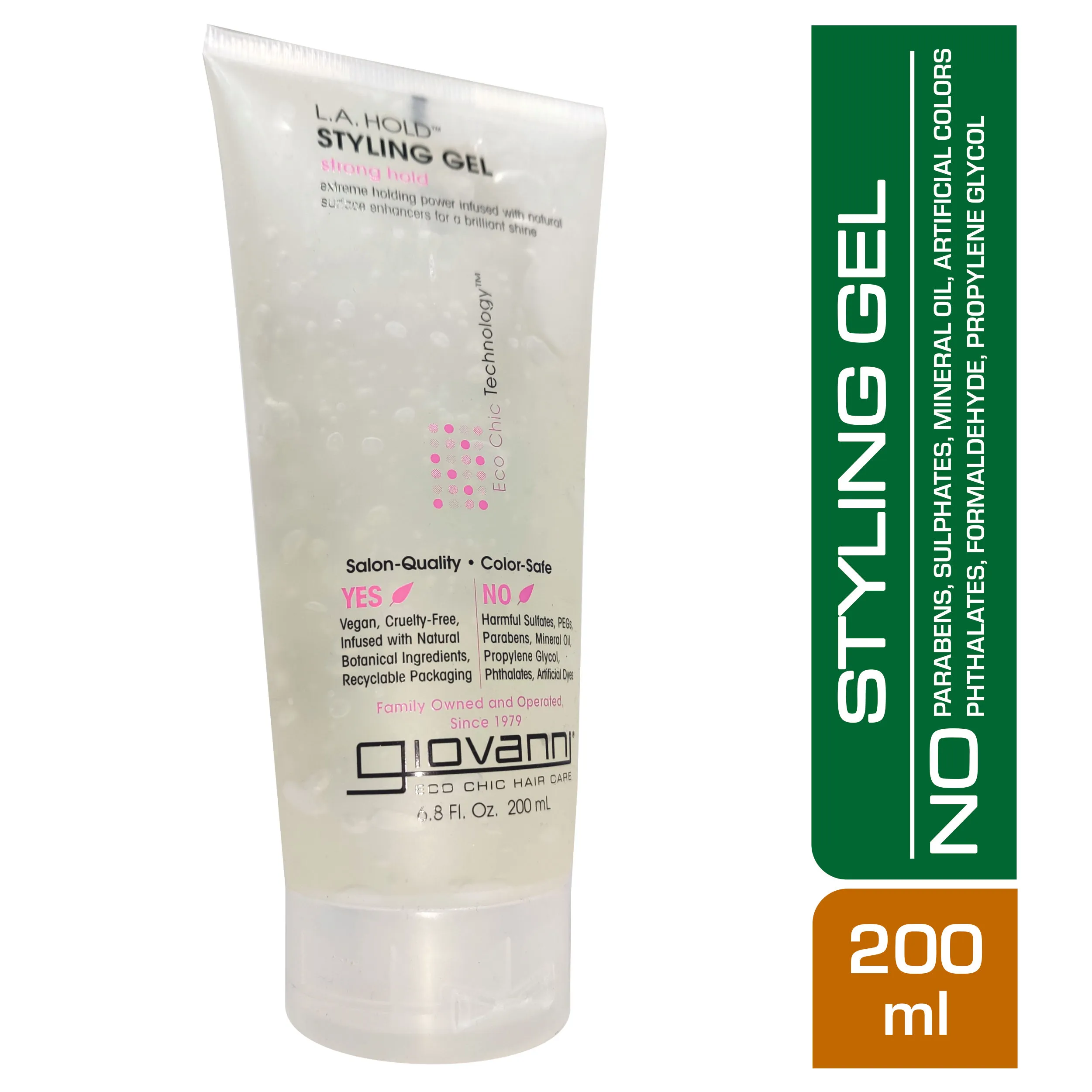 Giovanni Organic LA Hold Natural Styling Gel Strong Hold