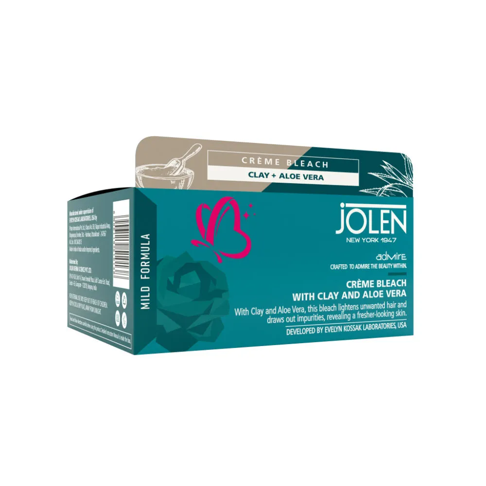 Jolen New York Creme Bleach with Clay and Aloe Vera