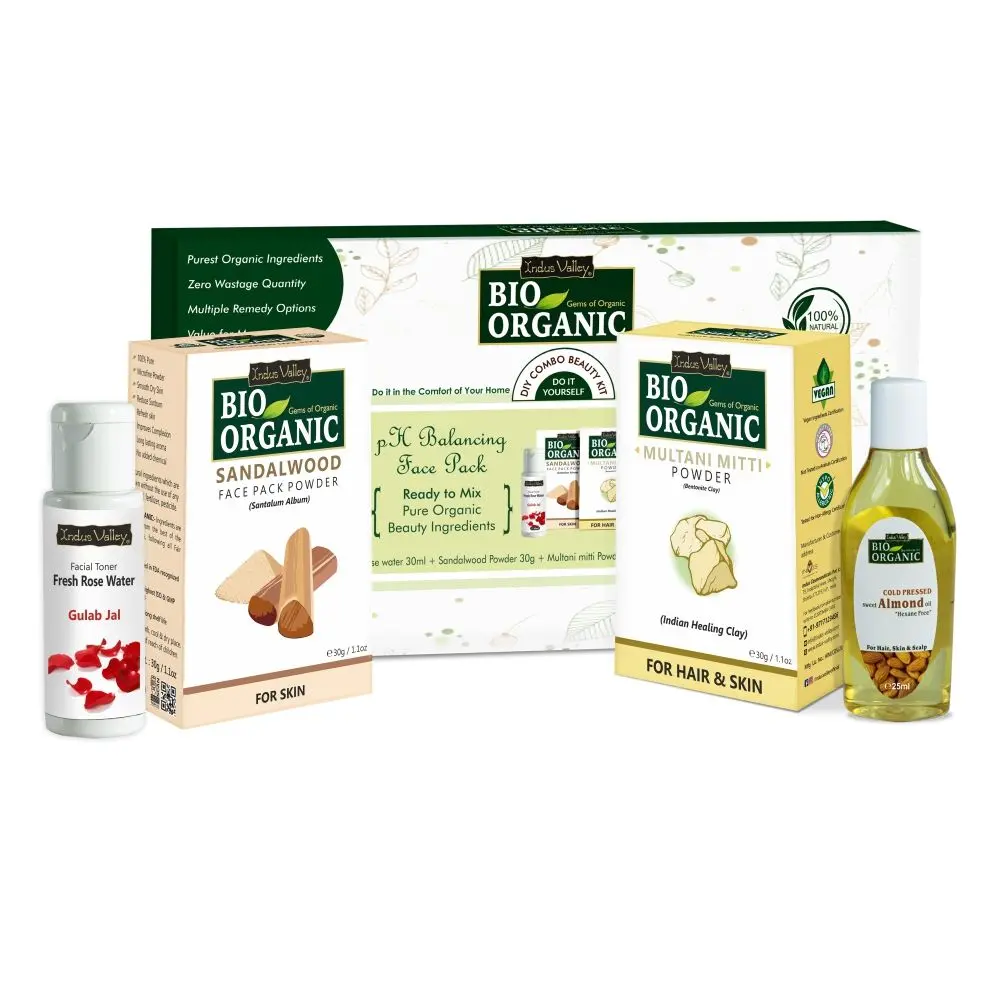 Indus Valley Bio Organic pH Balancing Face Pack DIY Kit