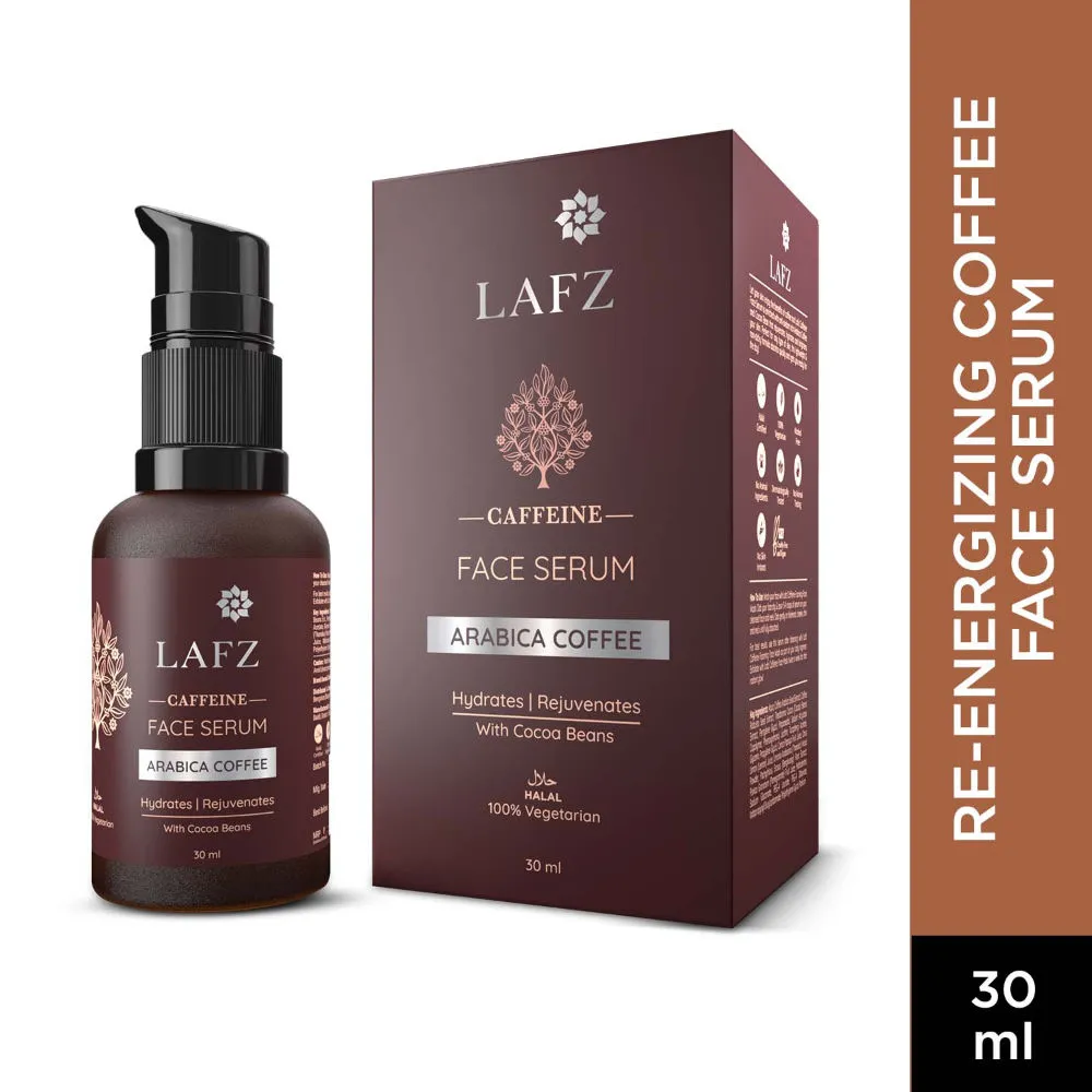 LAFZ Coffee Face Serum Enriched with Arabica Coffee & Cocoa Beans