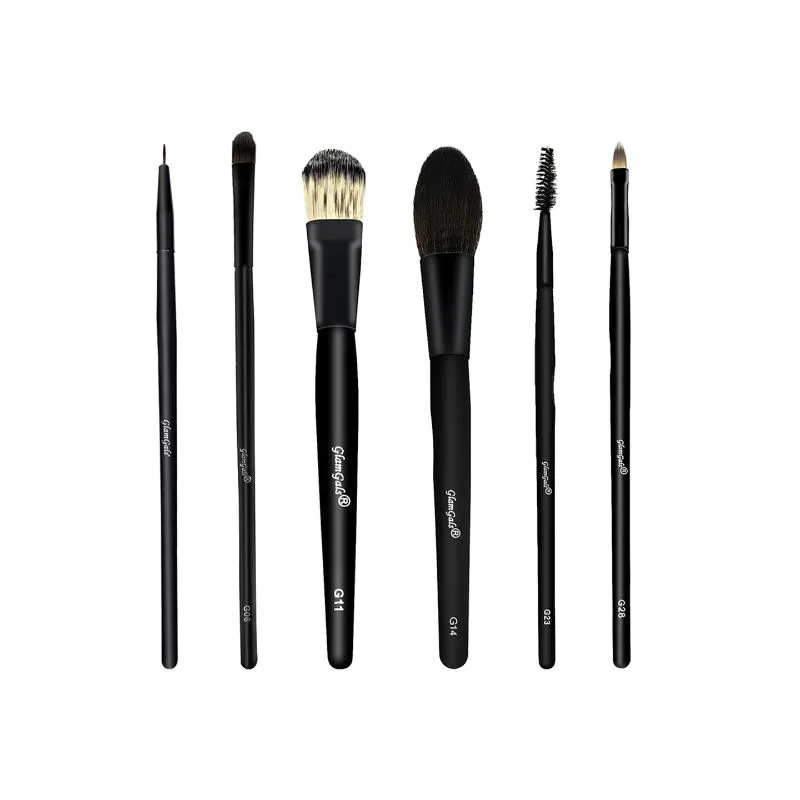 GlamGals Professional Makeup Brush Set - Pack Of 6