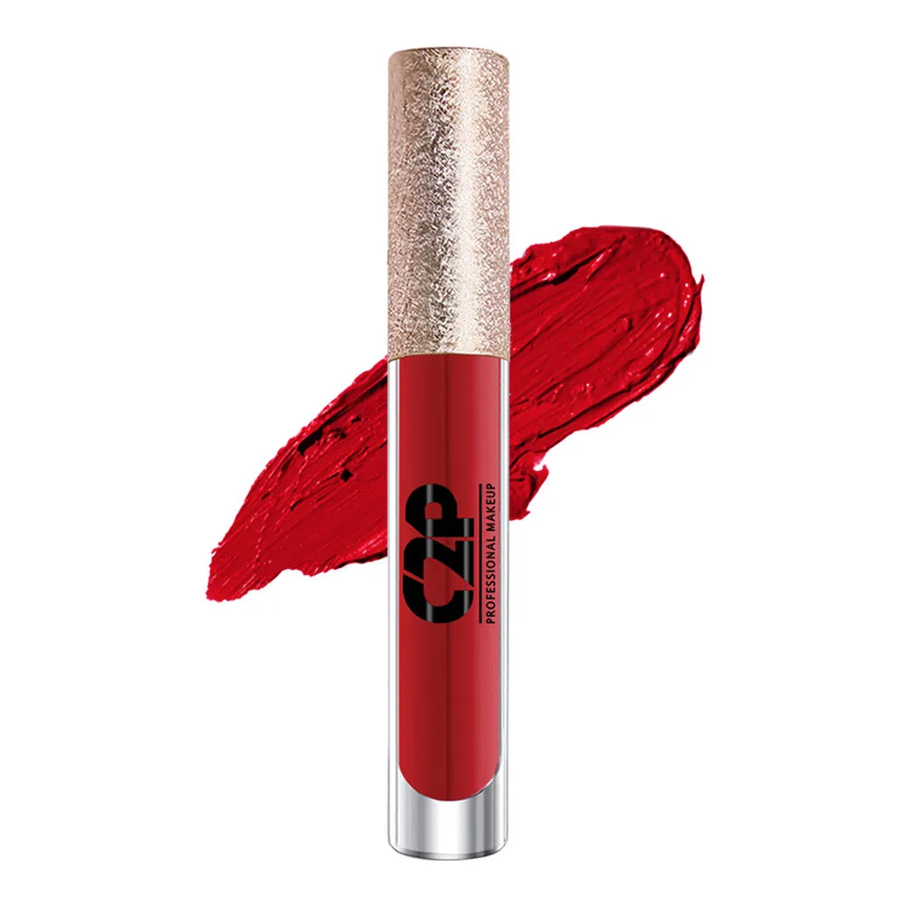 C2P Pro Lip Stain Liquid Lipstick - Warm Blood 08