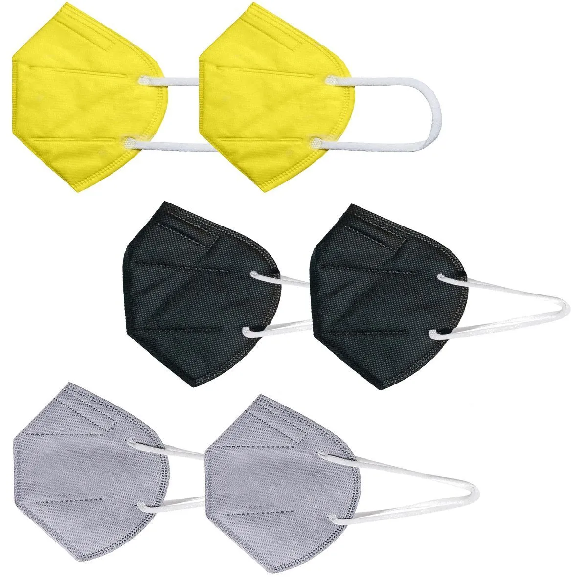 OOMPH Pack of 6 Kn95/N95 Anti-Pollution Reusable 5-Layer Mask