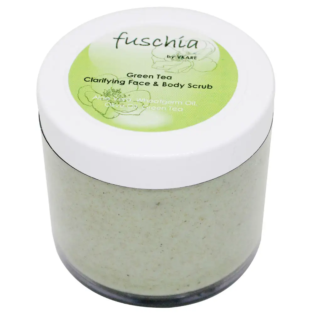 Fuschia Clarifying Face and Body Scrub,  100 g  Green Tea