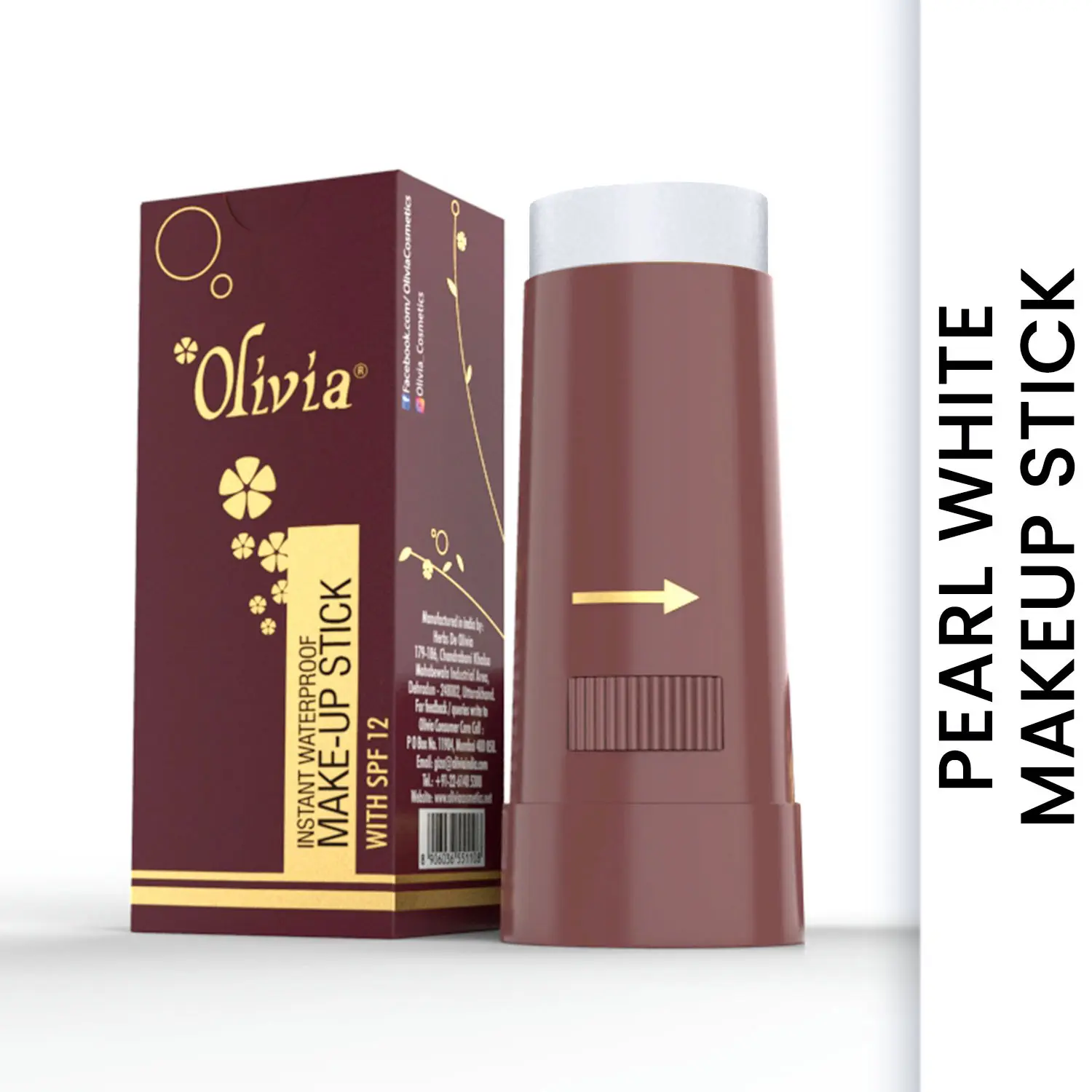 Olivia Makeup Stick Pearl White (15 g)