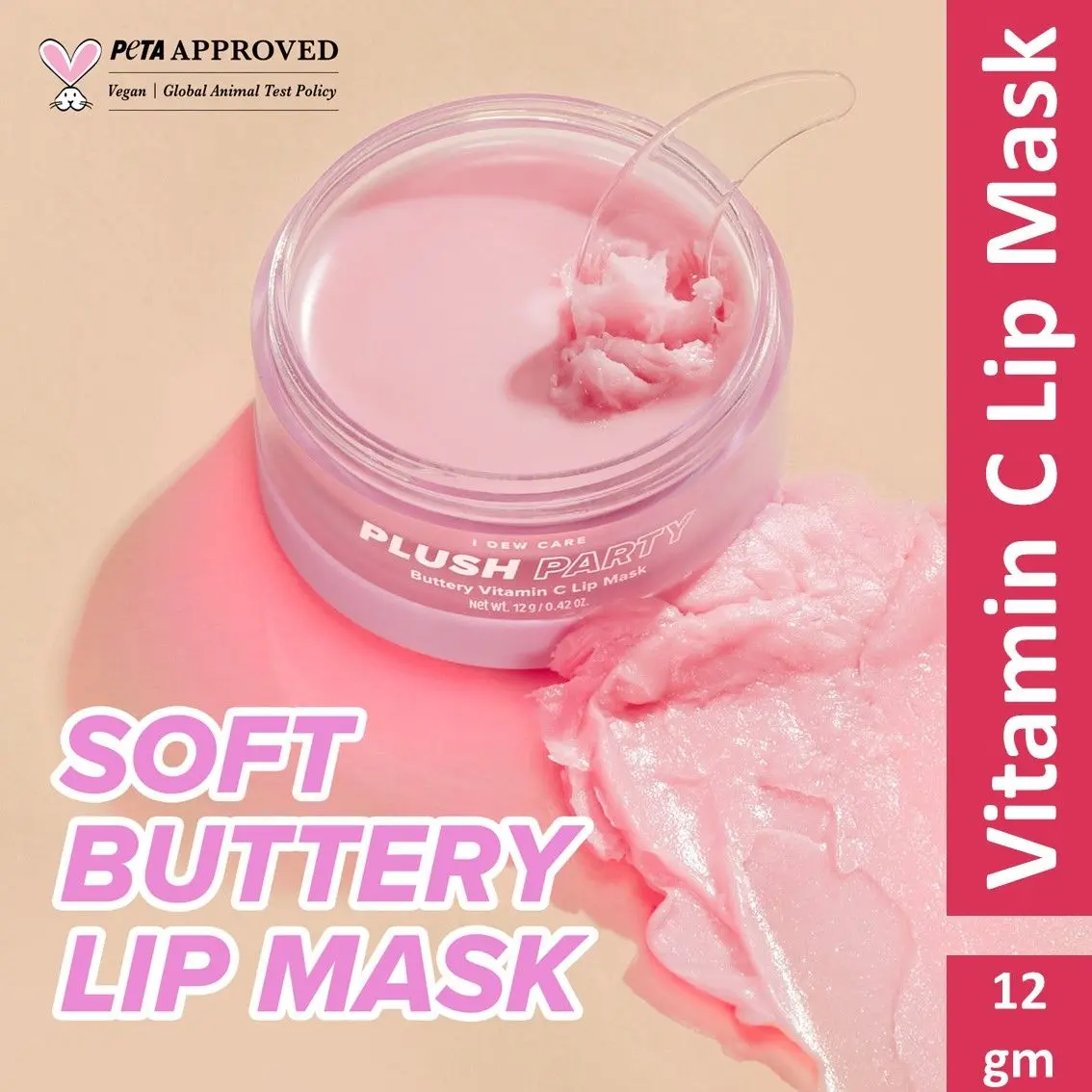 I DEW CARE PLUSH PARTY, Vitamin C Lip Mask | Korean Skin Care