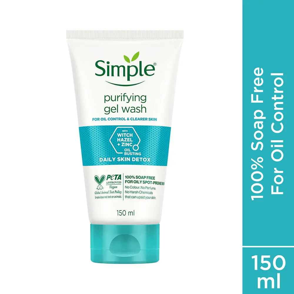 Simple Daily Skin Detox Purifying Facial Wash 150 ml