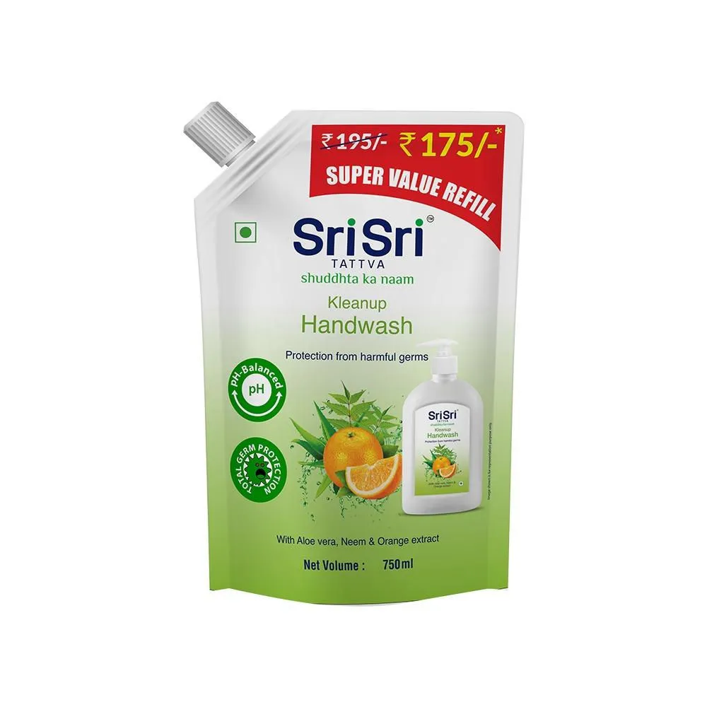 Sri Sri Tattva Kleanup Handwash Refl Pouch